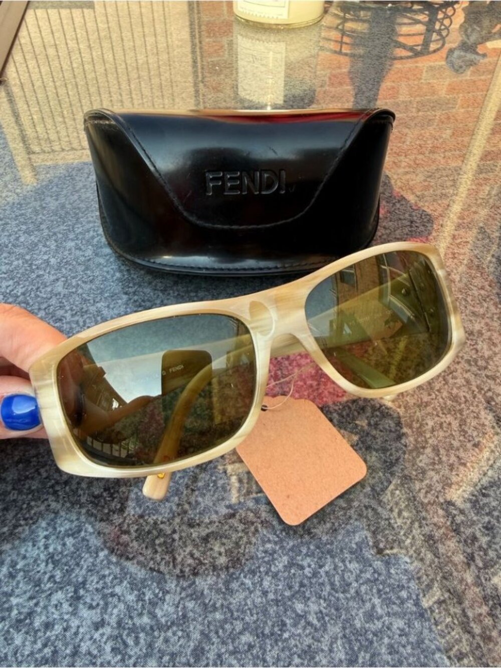 Fendi Y2K FS 1001M 264 125 Rectangular Shield Sunglasses